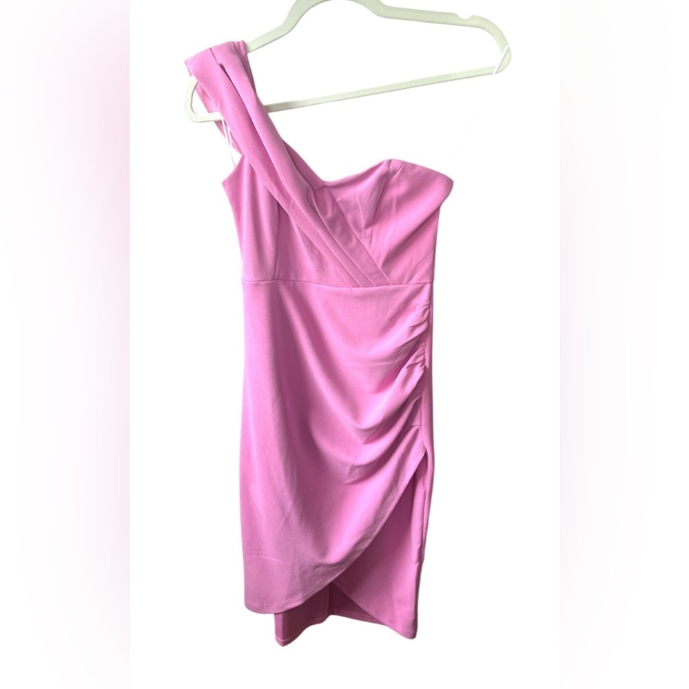 Hello Molly Orchid One-Shoulder Dress